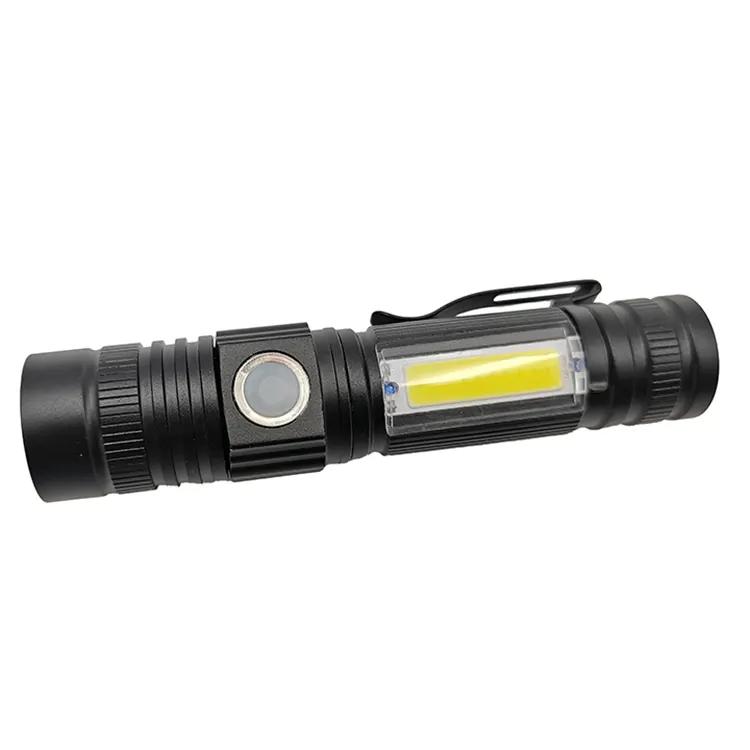 Wiederaufladbare LED-COB-Taschenlampe