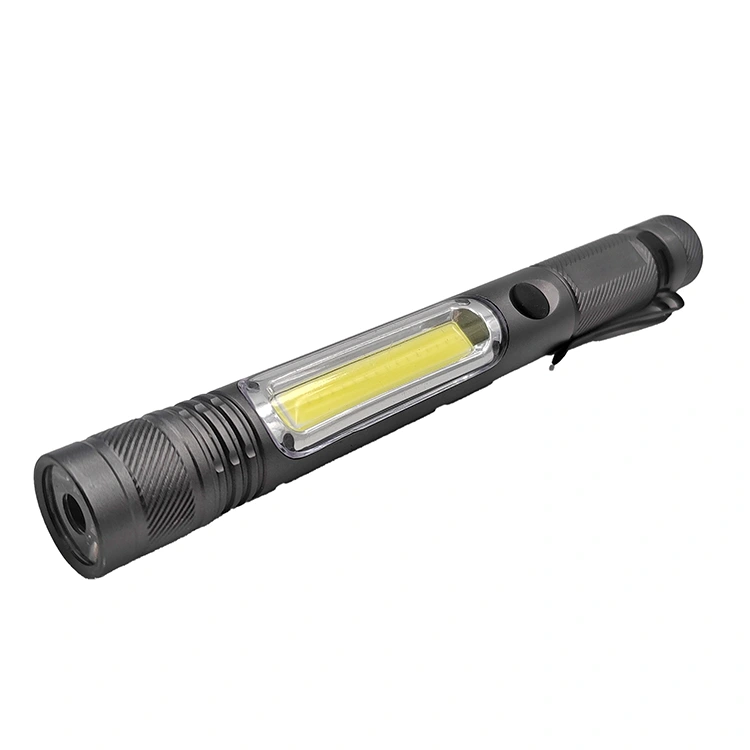 Tragbare Clip-COB-LED-Taschenlampe